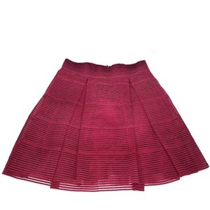 Torrid Striped Sheer Flared Skirt